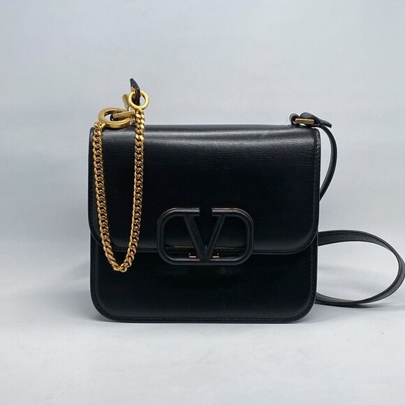 Valentino Garavani Small VSling Leather Shoulder Bag - Picture 1 of 15